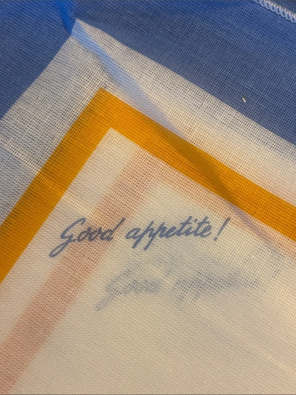 NEW Vintage Italian 100% Cotton / Linen Napkin Set - 12